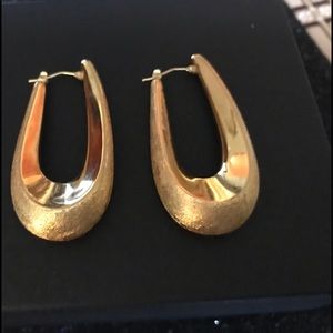ASYMMETRIC 14K GOLD EARRINGS